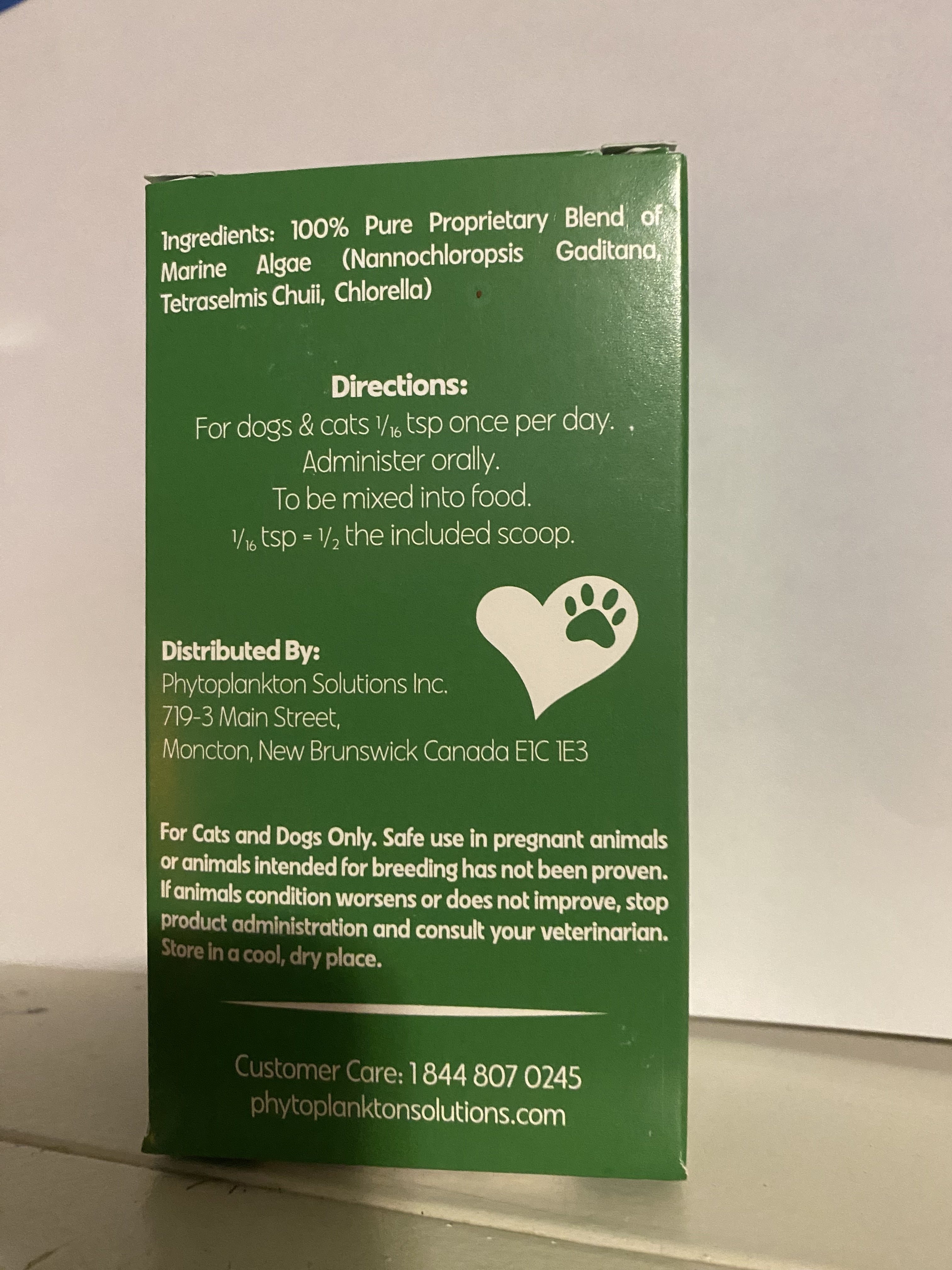 Limited Edition - Pure Phytoplankton Powder Formulation For Dogs and Cats