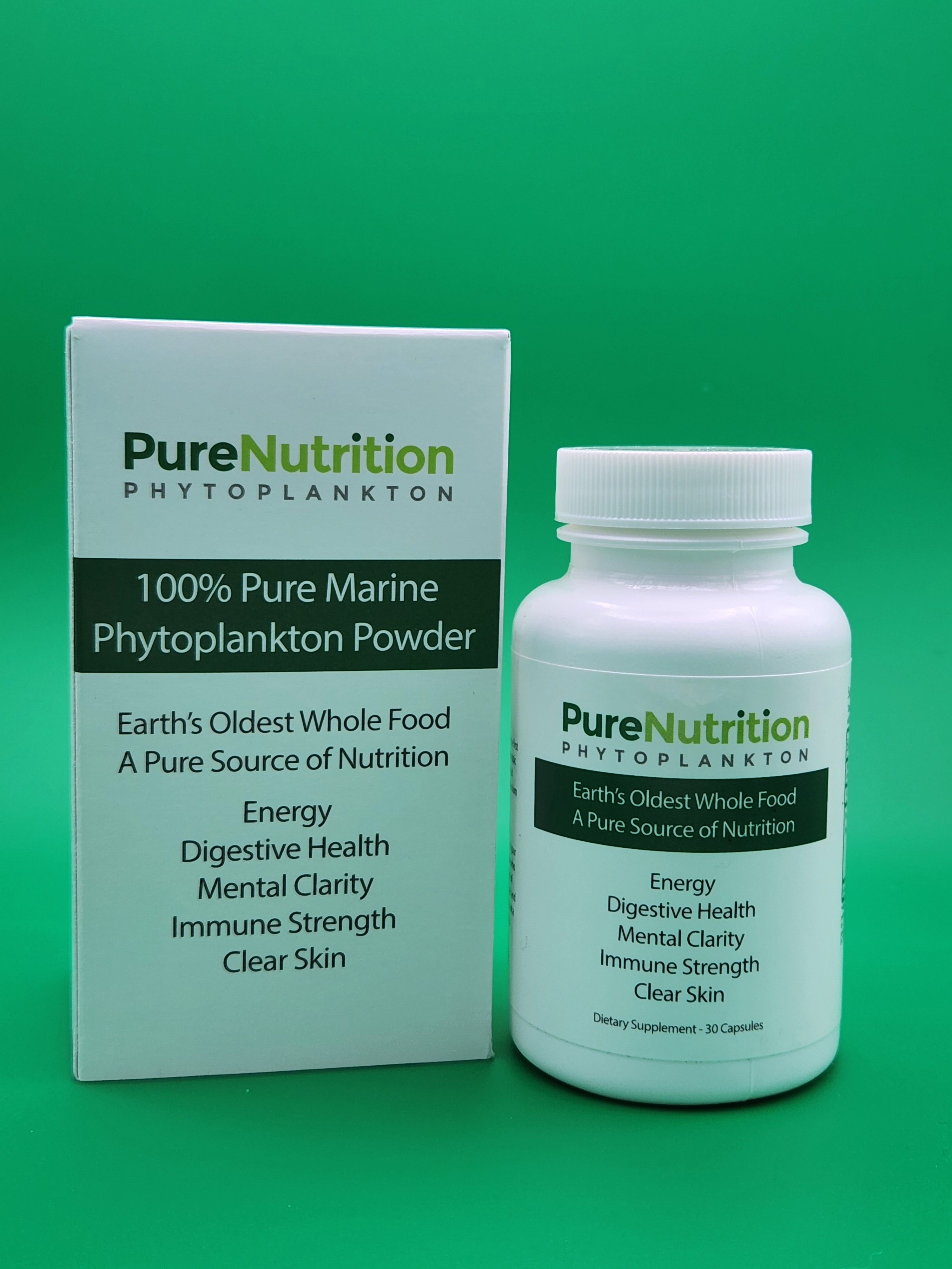 Limited Edition – Pure Nutrition Phytoplankton Capsules 330mg